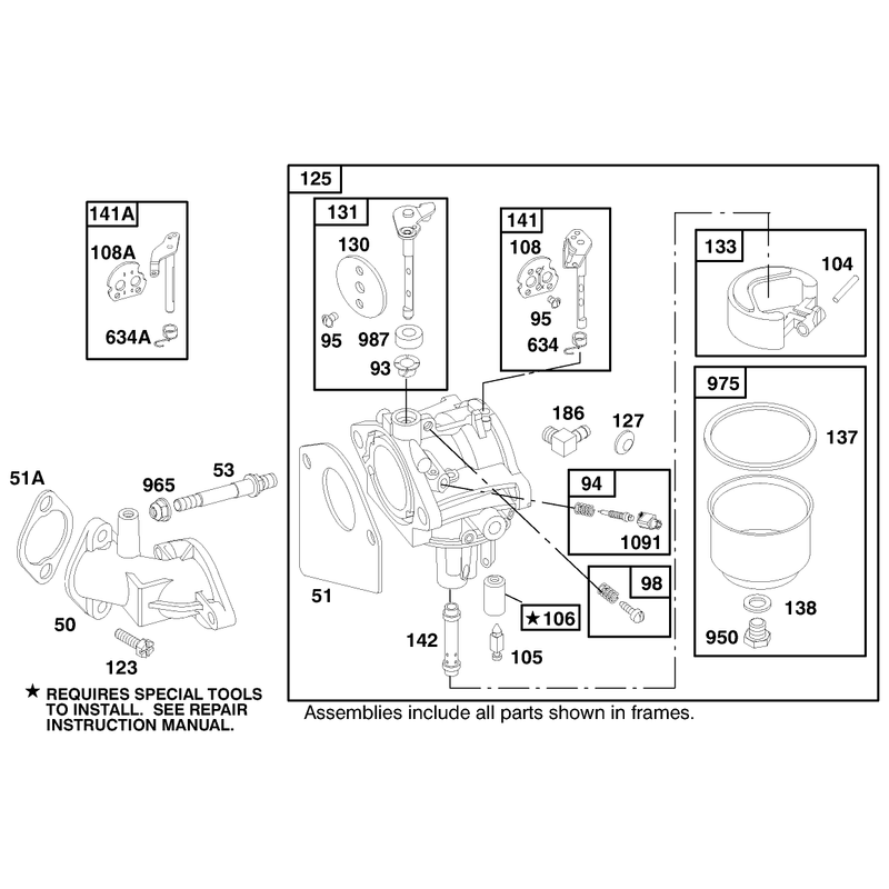 Engine Briggs and Stratton Model 28m707-1182-E1