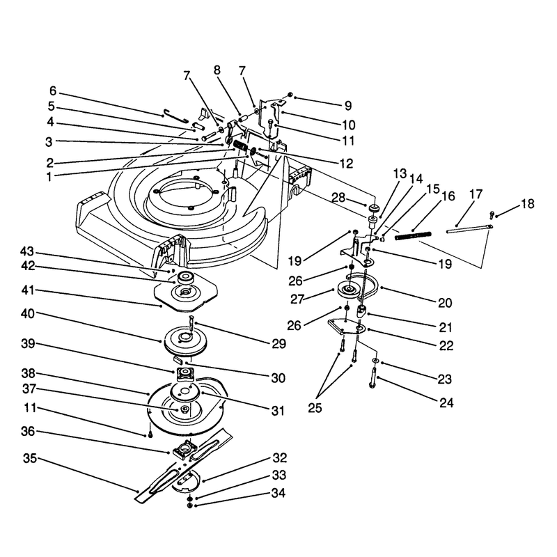 Blade Brake Clutch Assembly