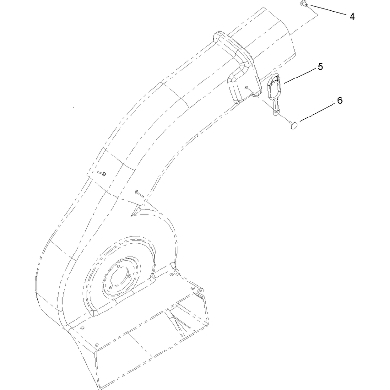 Blower Housing and Tube Assembly No. 108-9565
