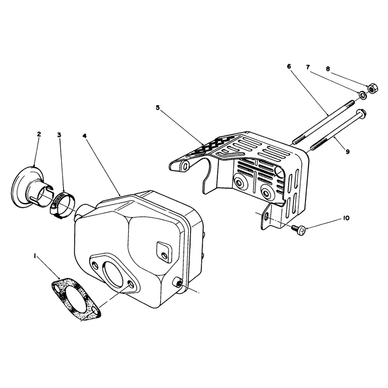 Muffler Assembly Model No 47pn2-6