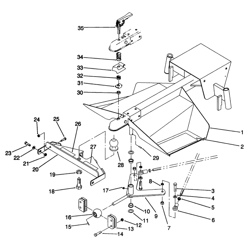 Frame and Hitch Assembly