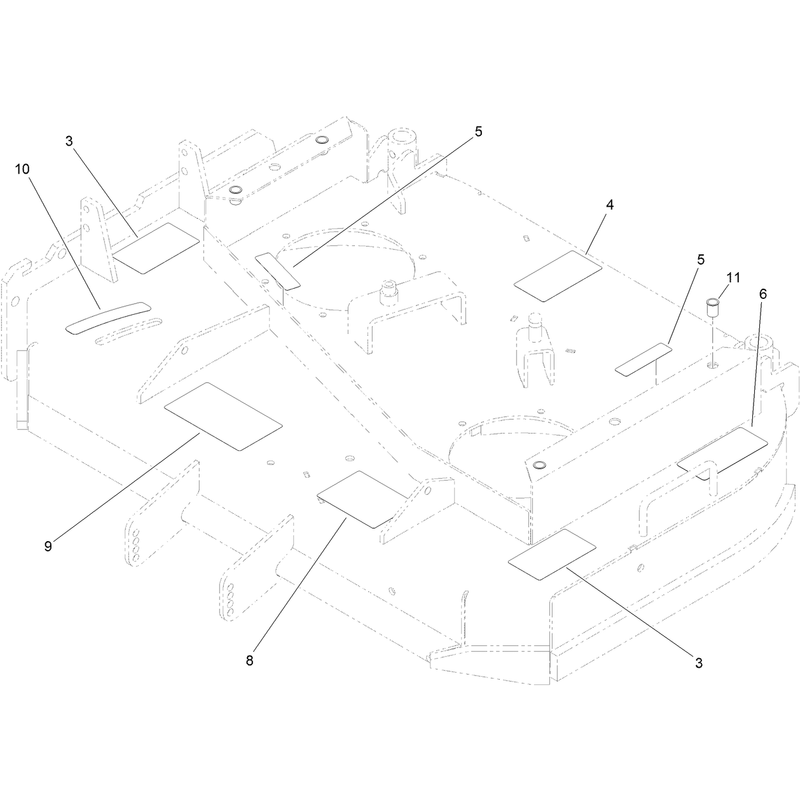 Deck Decal Assembly No 115-4230