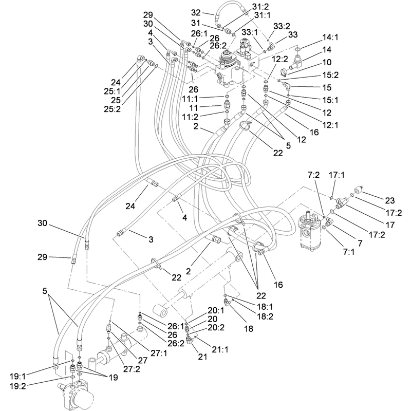 Hydraulic Routing Assembly