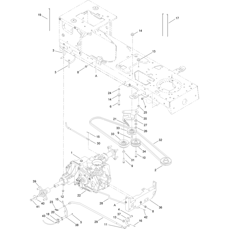 Transmission Belt and Pulley Assembly