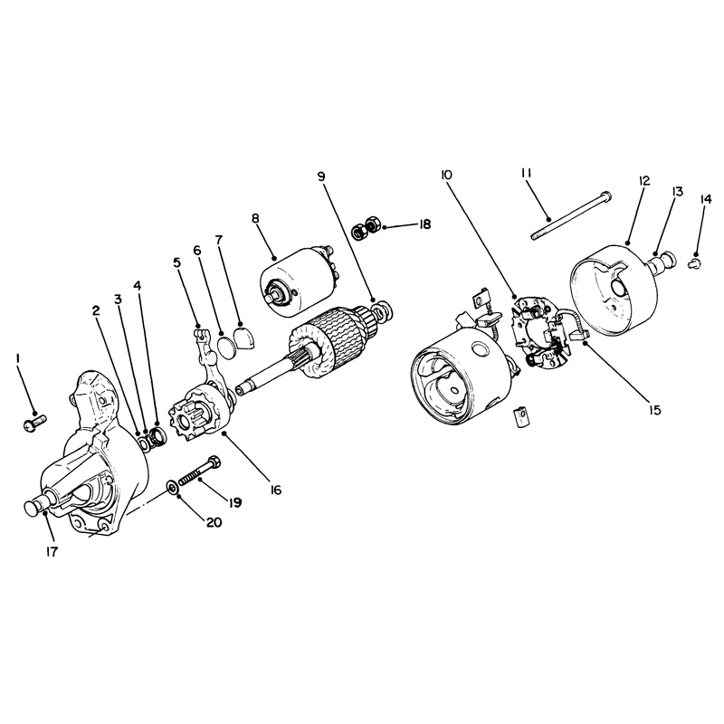 Starter-Onan No. P220g, Type I/10808c