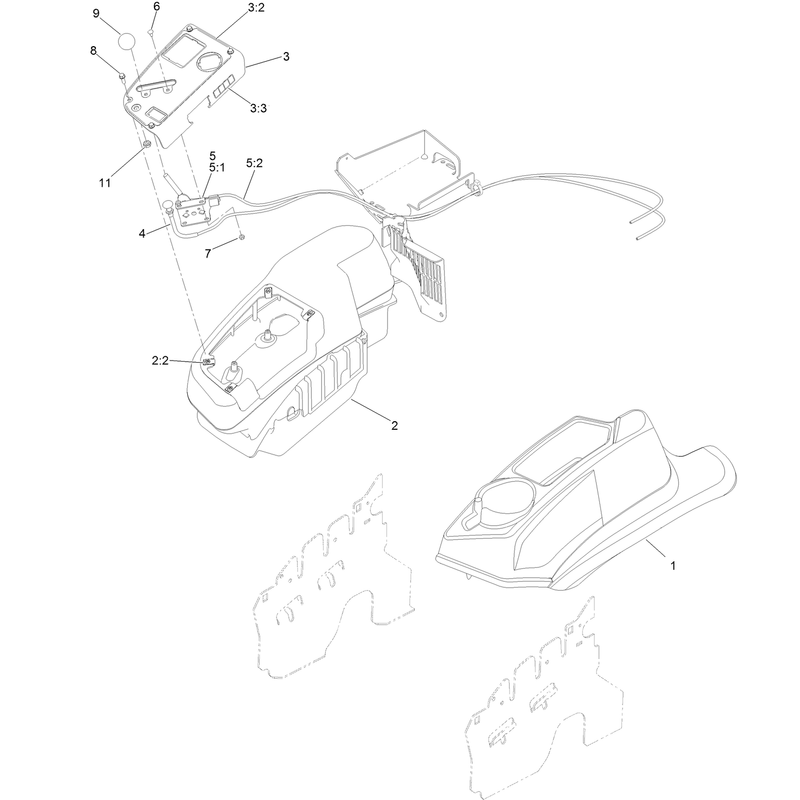 Console and Control Panel Assembly