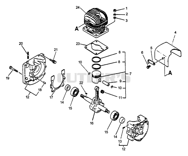 Engine, Crankcase (06/96)