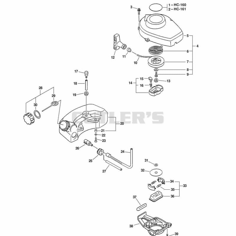 STARTER, FUEL SYSTEM, CLUTCH