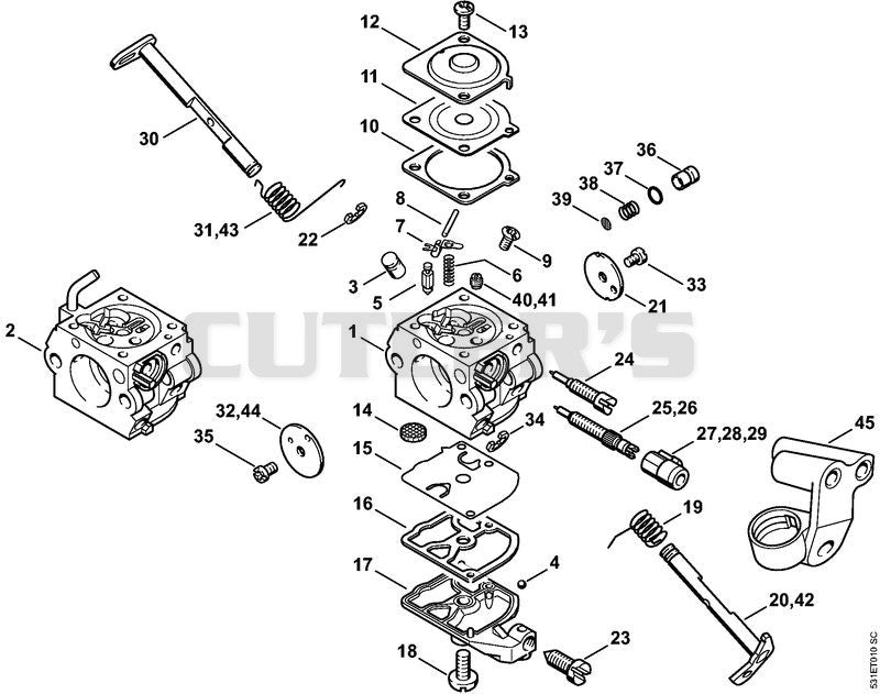 Carburetor C1Q­S84, C1Q-100335