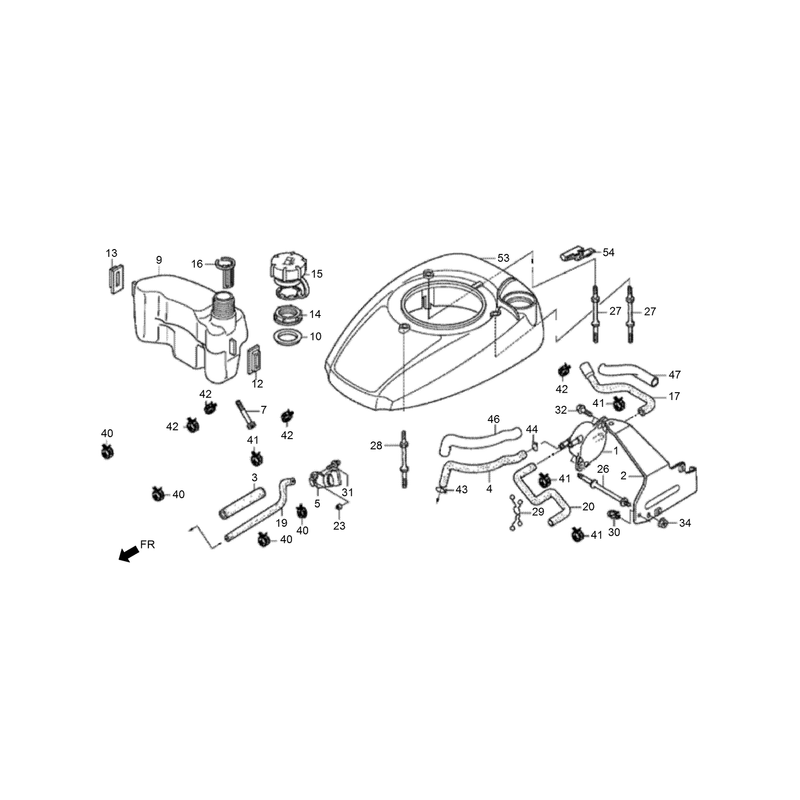 Fuel Tank and Fuel Pump Assembly