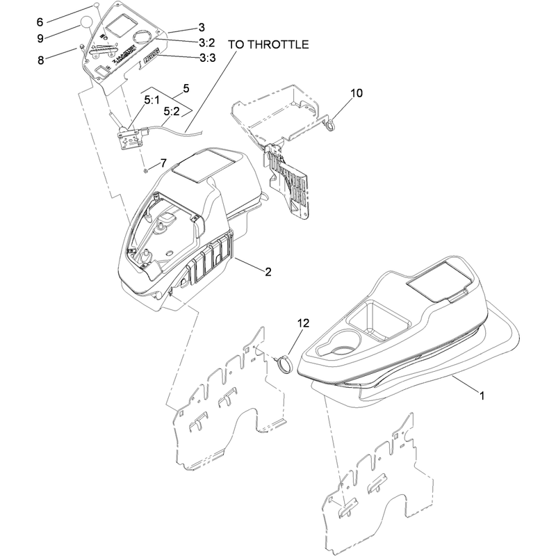 Fender, Console and Control Assembly
