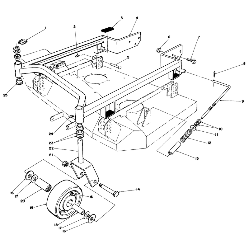 36in Carrier Frame Model No 30136