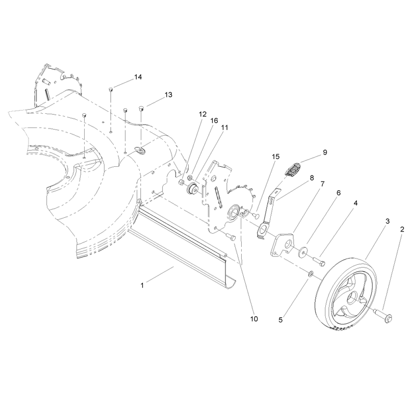Rear Axle and Low Wheel Assembly