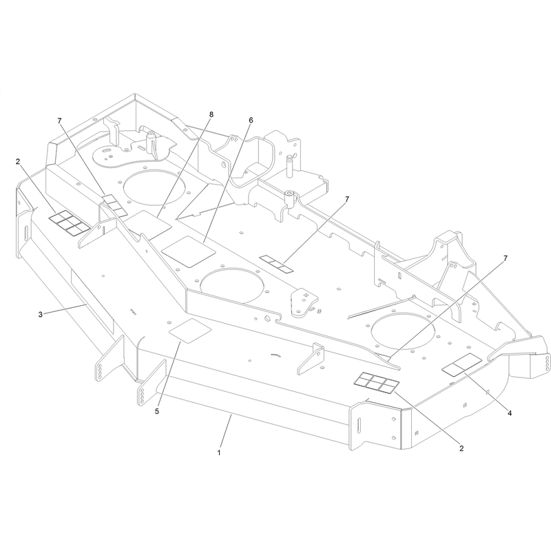 Deck Decal Assembly No. 136-8629
