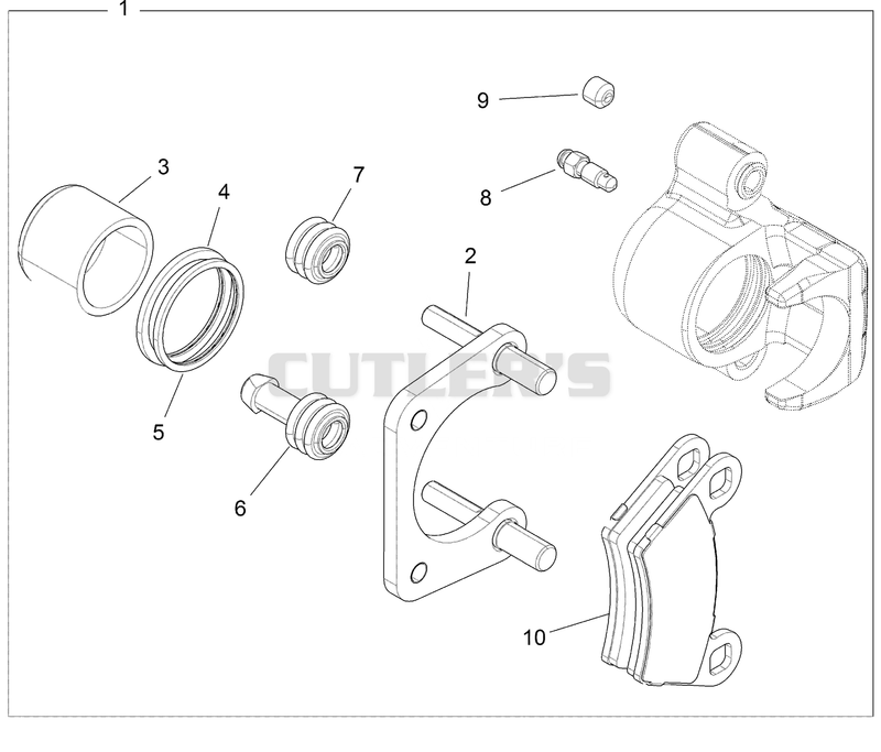 Caliper, Rear