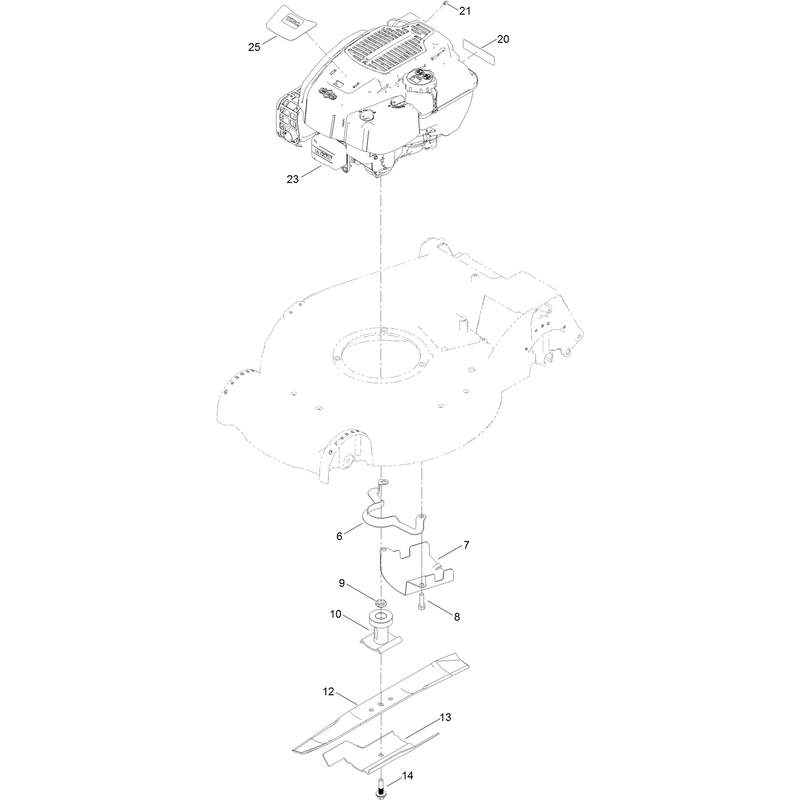 Engine and Blade Assembly