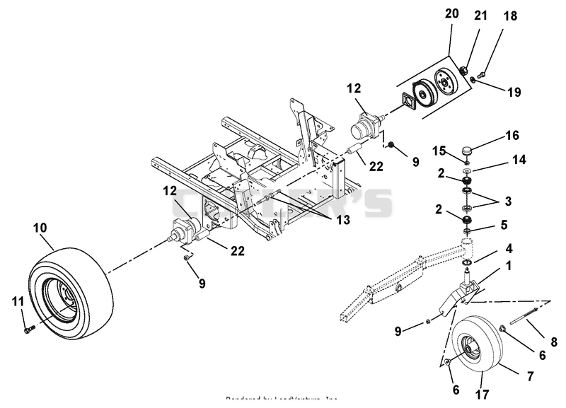 Wheel Motors, Tires, Brakes And Front Forks