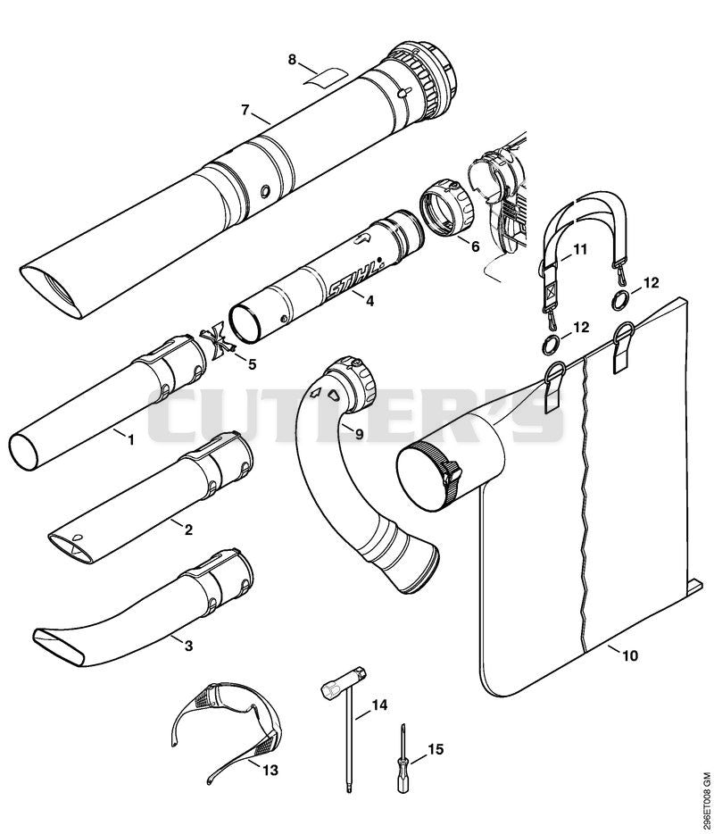 Nozzle, Vacuum attachment
