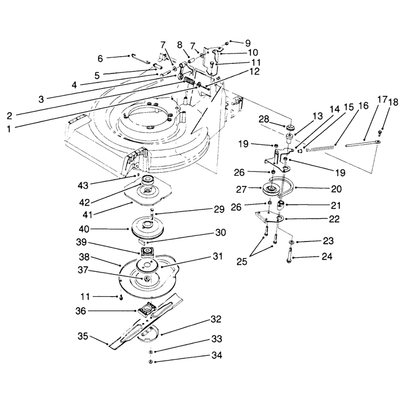 Blade Brake Clutch Assembly