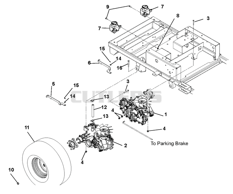Transaxle, Dump Valves and Rear Wheels