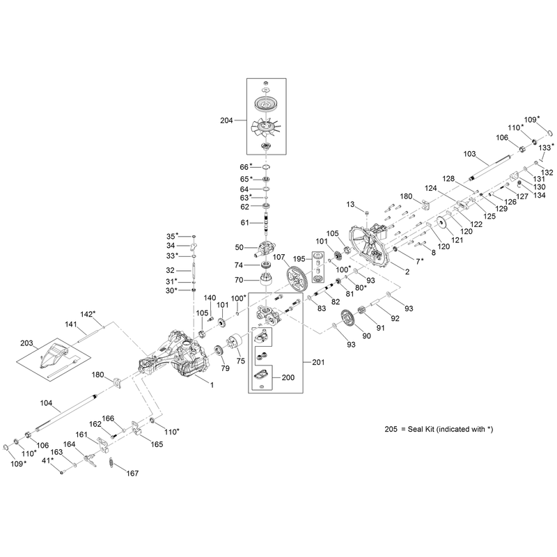 Transmission Assembly No. 121-1908