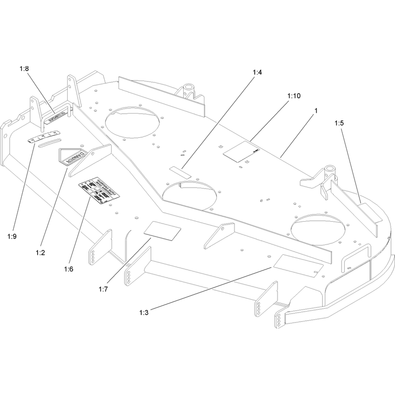 Deck Assembly No 112-7083