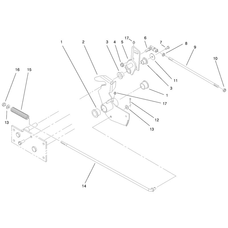 Lower Parking Brake Assembly