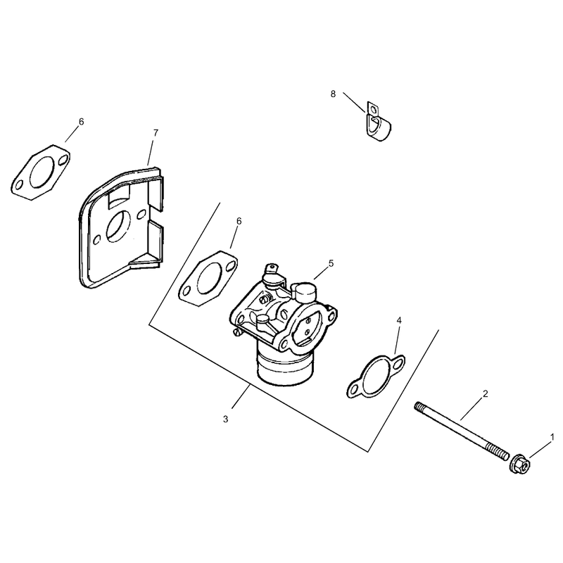 Fuel System Assembly Kohler Model Cv15t-41604
