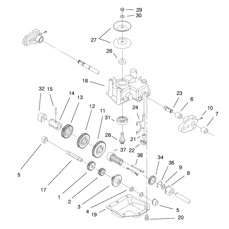 Gear Case Assembly