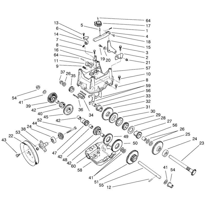 Transmission Assembly No. 66-8030