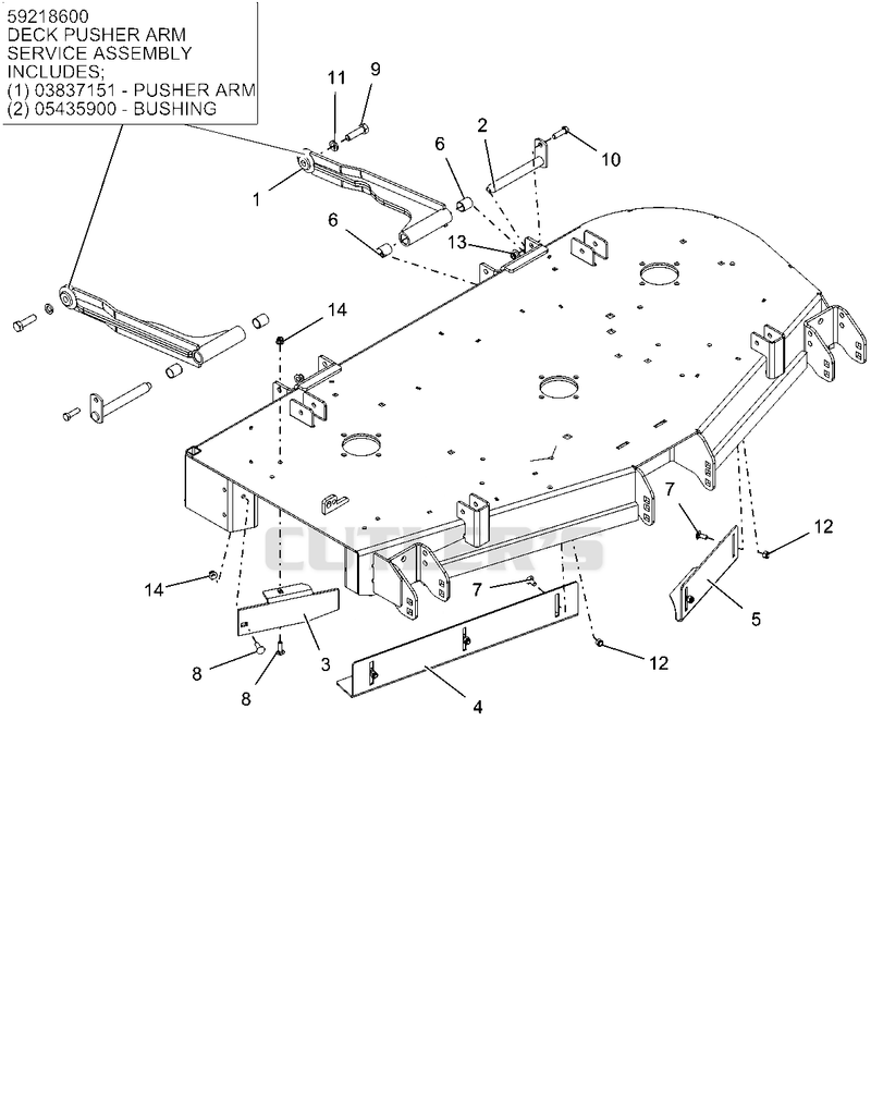Stabilizer Arms And Baffles - 52"