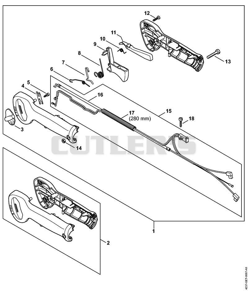 Control handle HS 87
