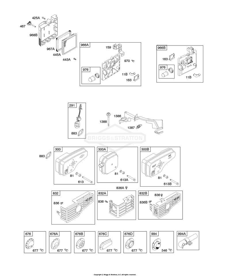 Air Cleaner, Exhaust System