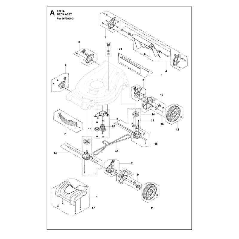MOWER DECK / CUTTING DECK