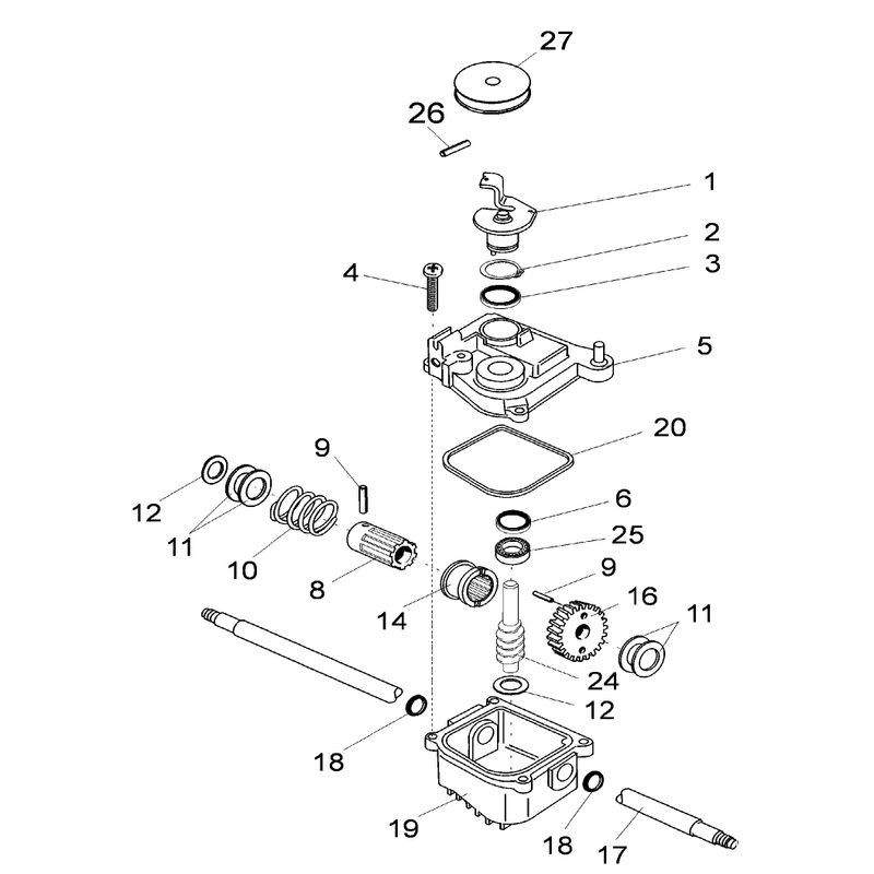 Gearbox Assembly Pn 106-4765