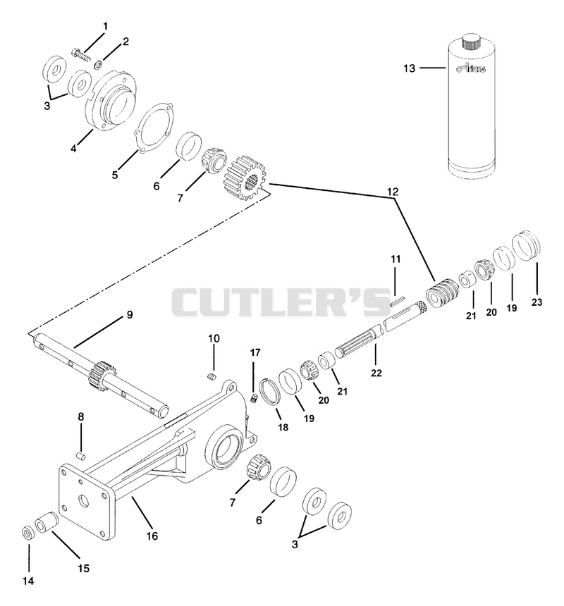 Tiller Gearcase