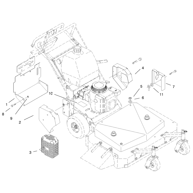Guard Belt Muffler and Rear Discharge