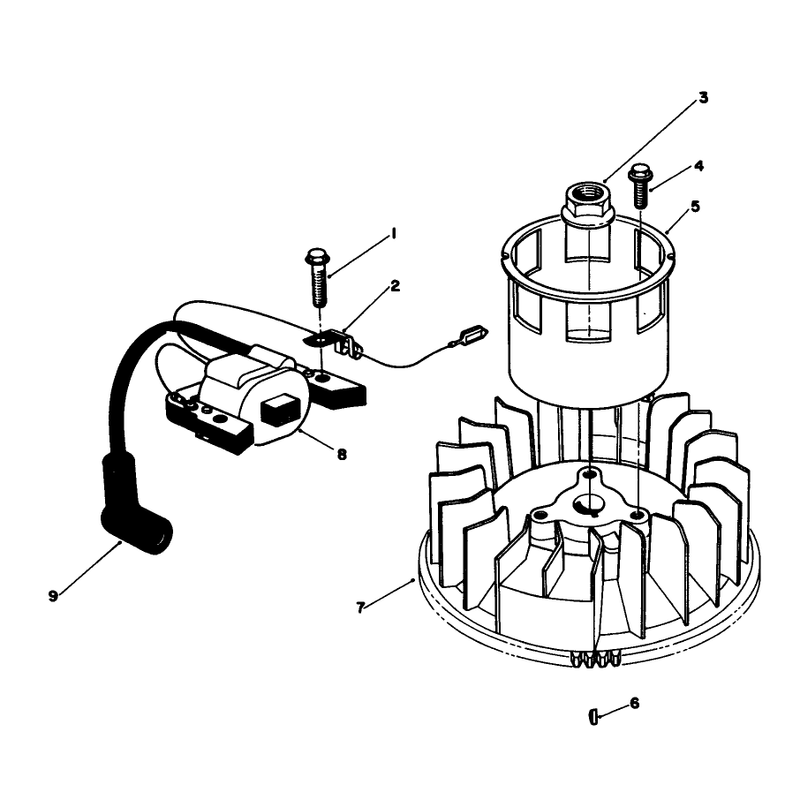 Magneto and Flywheel Assembly