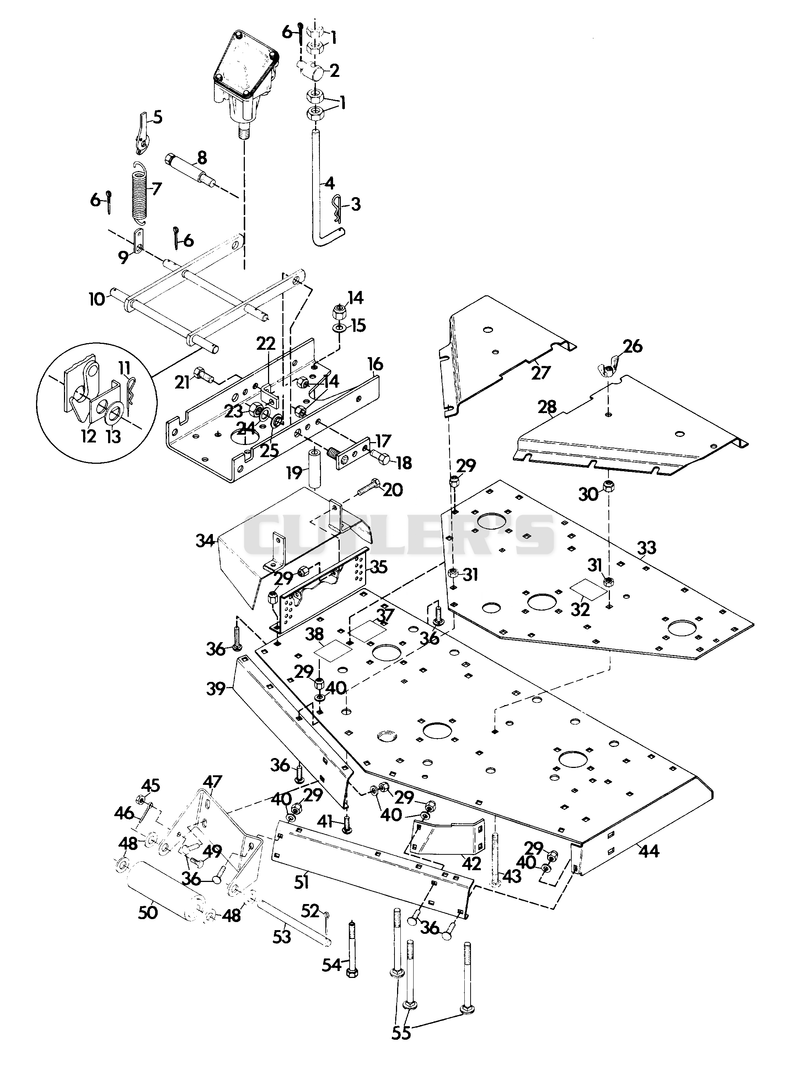 MOWER DECK ASSEMBLY