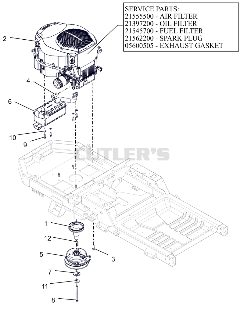 Engine - Kohler 24HP Twin