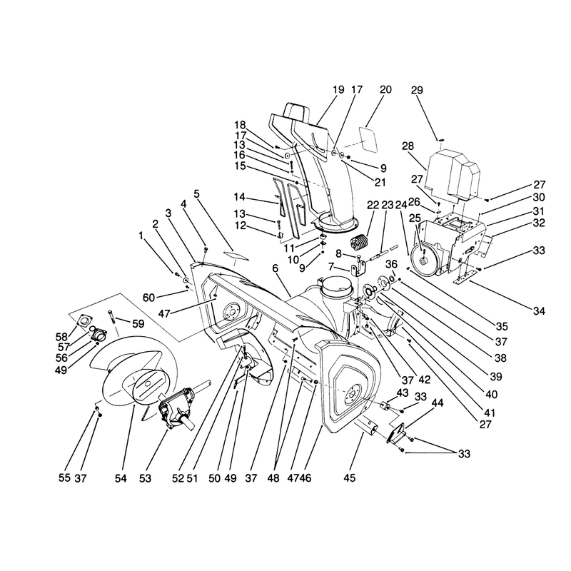 Housing & Chute Assembly