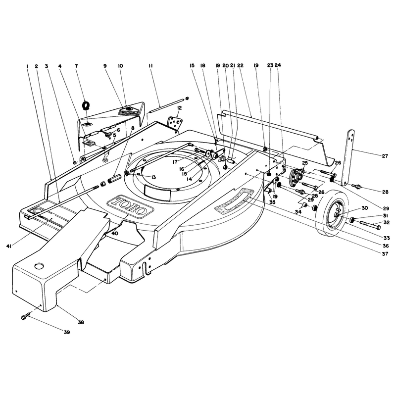 Mower Housing Assembly
