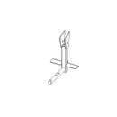 Ariens 04220100 Gravely Xl Zero Turn Mower Control Arm Weldment (white background)
