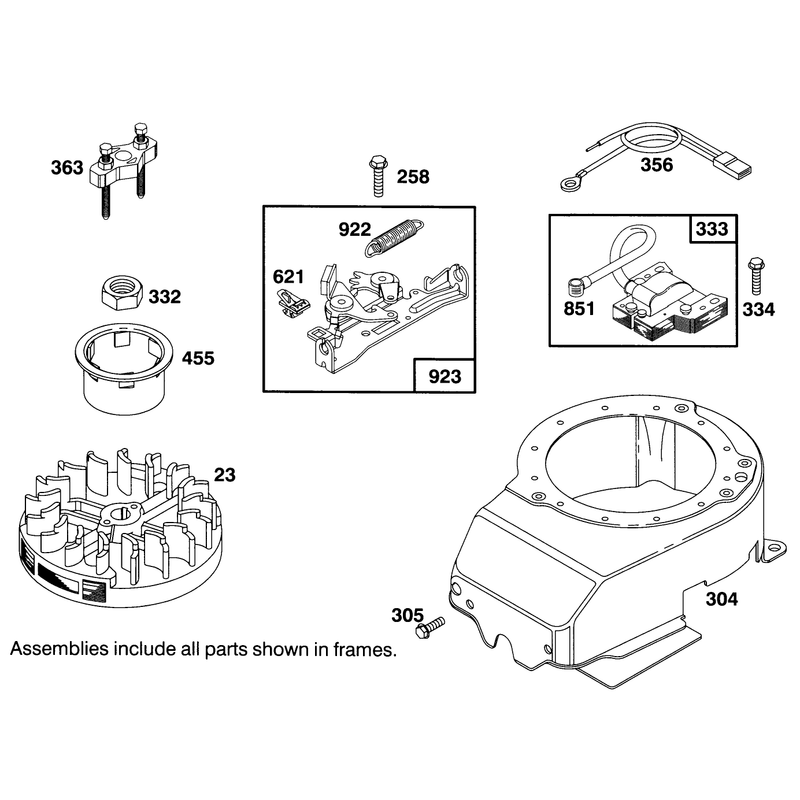 Engine Briggs and Stratton Model 122702-3171-01