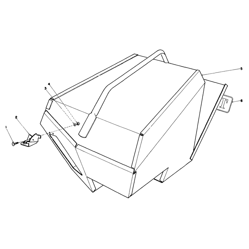 Steel Grass Catcher Model 22099 Optional