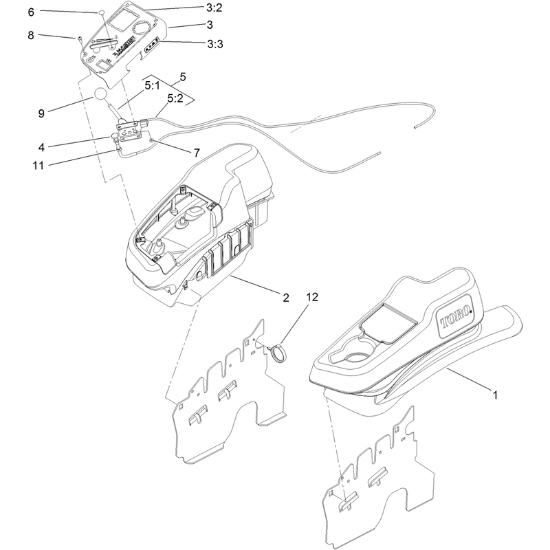 Fender, Console and Control Assembly