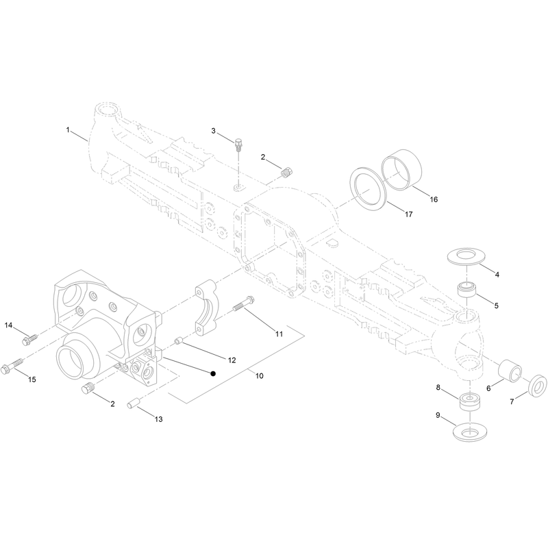 Axle Housing Assembly  Axle Assembly No. AU106863