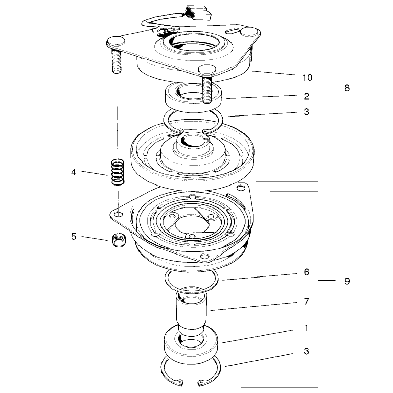 Clutch Assembly No 54-3200