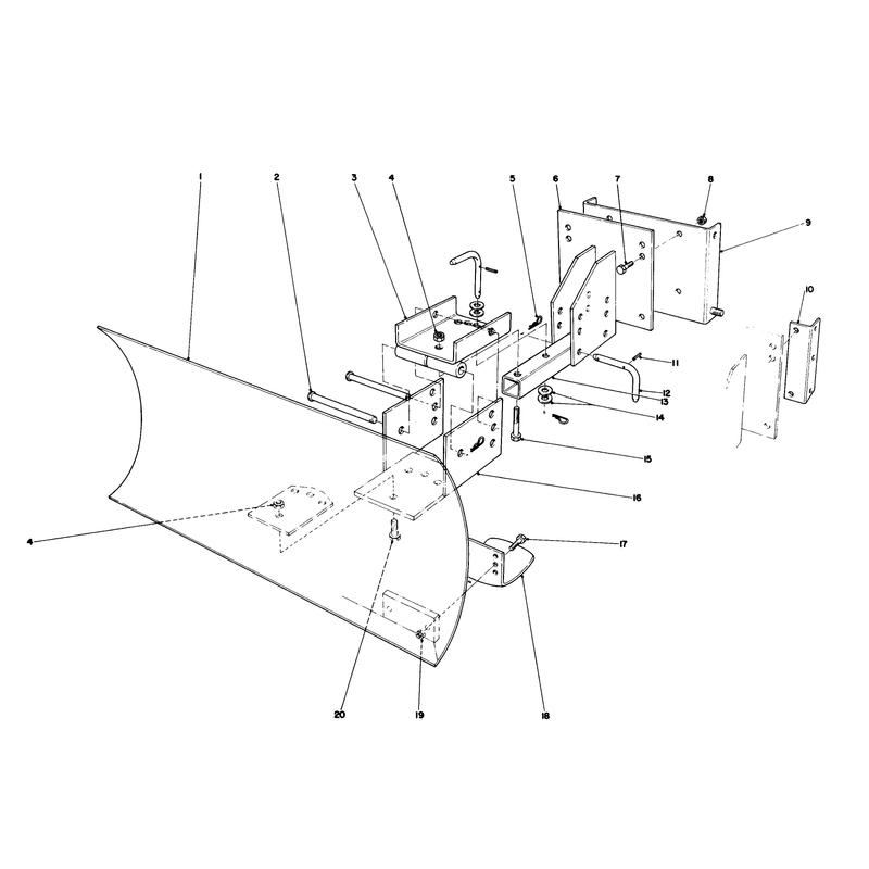 Grader Blade Assembly Model 59099 (optional)