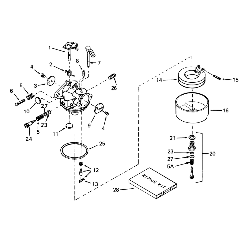 Carburetor No. 632334